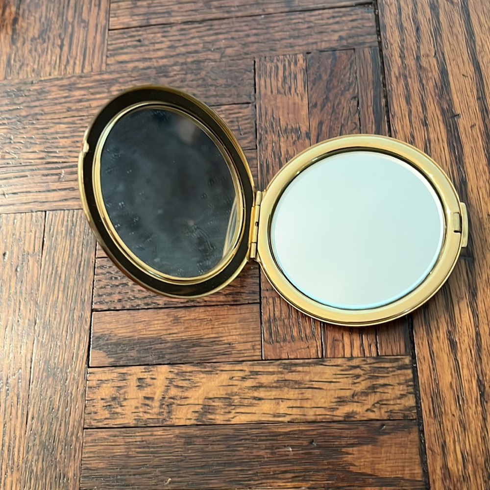 Vintage 70s Stratton art deco, double sided magnification, normal mirror - Picture 2 of 3